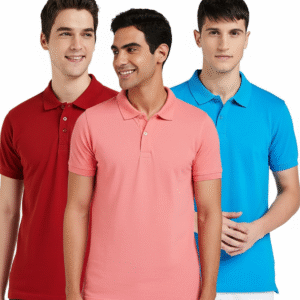 Collar Tshirts | Half Sleeves | Plain-Regular Fit